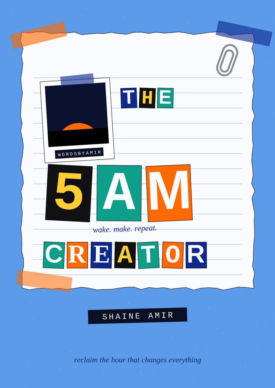 The 5AM Creator — sky blue edition front cover