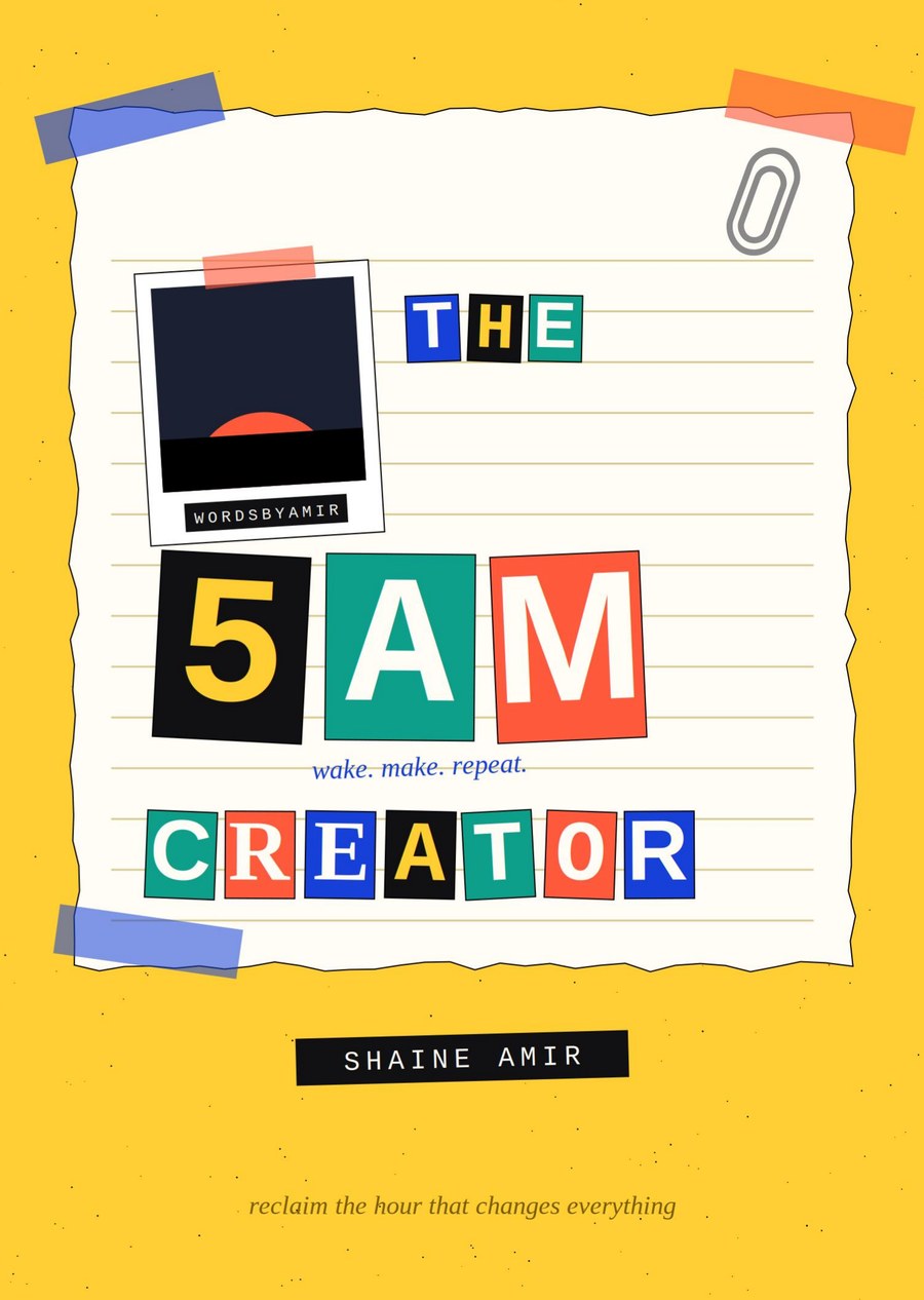 The 5AM Creator — yellow edition front cover